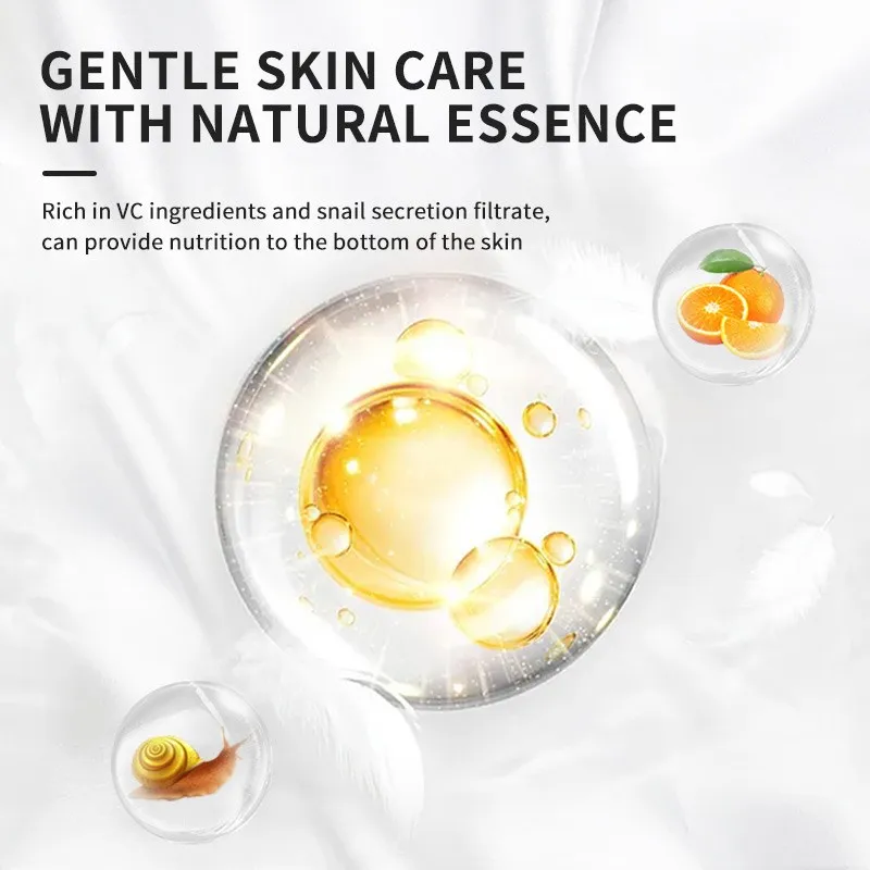 Face Serum Anti Wrinkle Firming Bright Repair Essence Treatment Snail VC Collagen Rich In VitaminC Skin Care Products_voghion.com