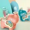 Electronic Elephant Blowing Ball Walking Toys Levitation Ball Robot Elephant Sprayer Humidifier Lighting Musical Spray Mist Toy 3