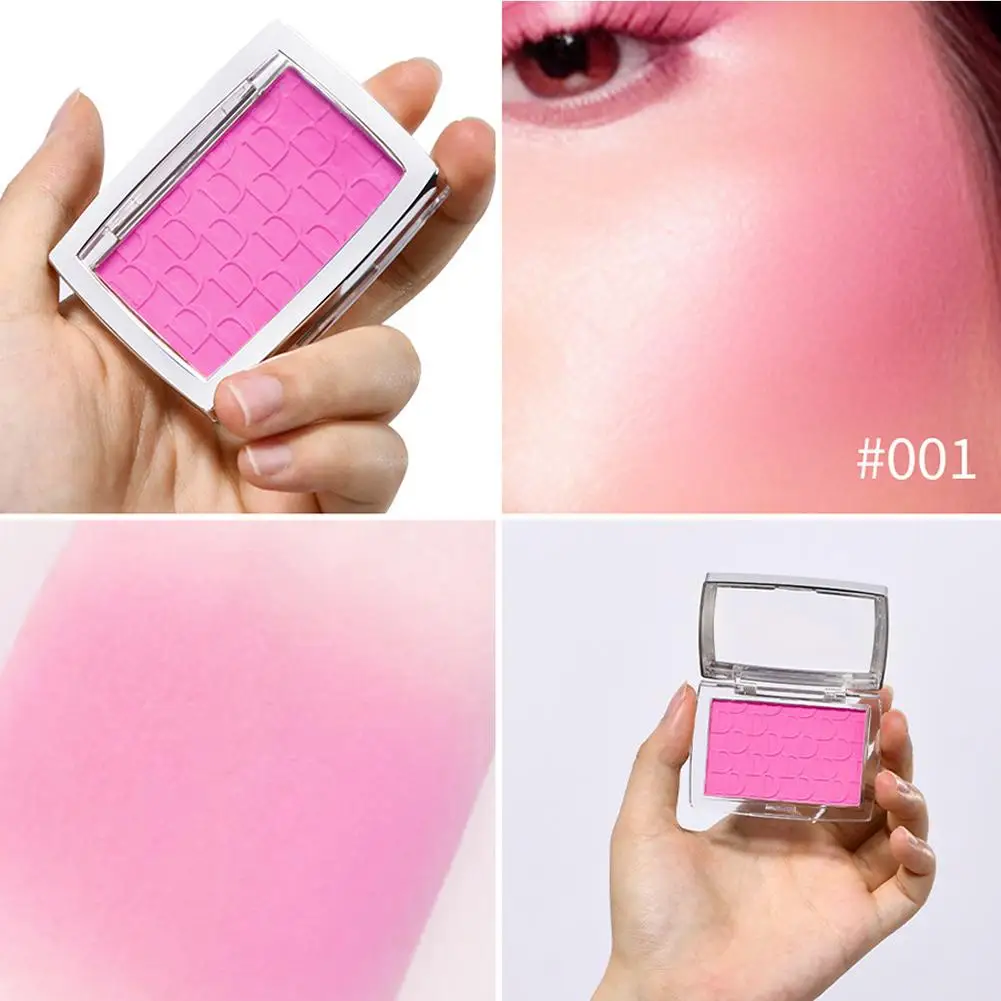 Matte Embossed Blush Rosy Blusher Long Lasting High Pigmented Face Contouring Cosmetics Female Makeup For Cheeks_voghion.com