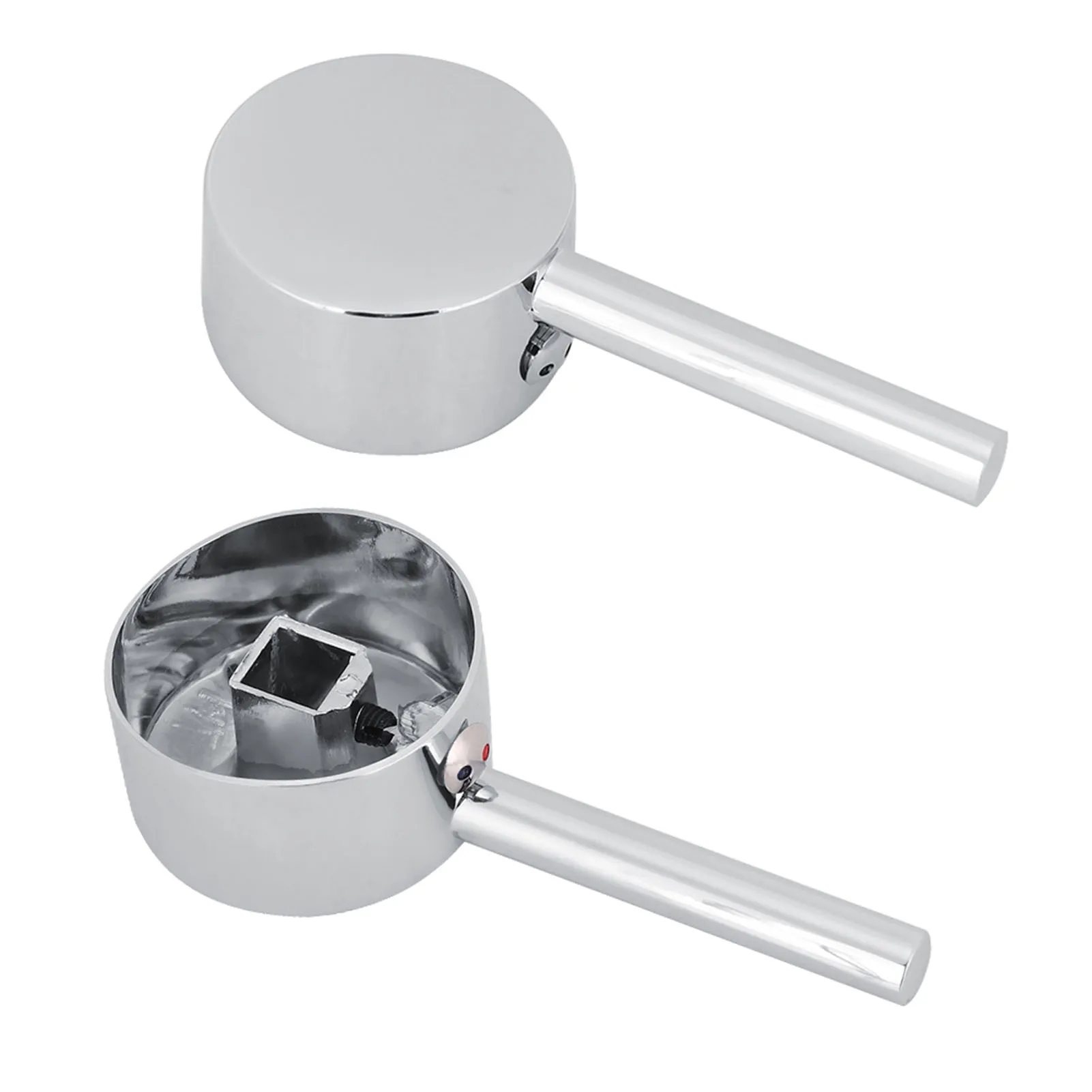 Valve Core Bathroom Basin Water Tap Handle Zinc Alloy Faucet Lever Handle 45mm