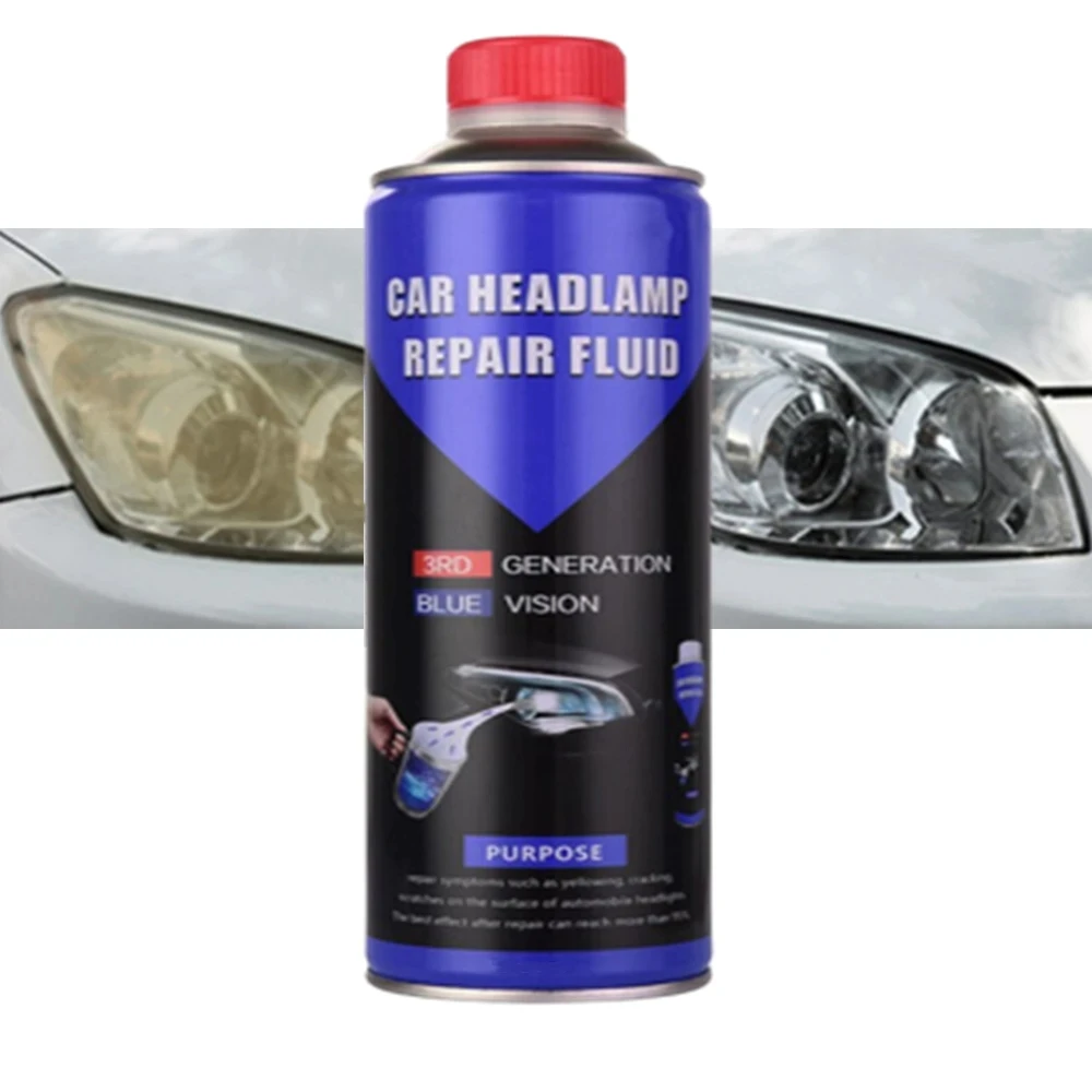 Car Headlight Restoration Liquid Polishing Evaporator Liquid Headlight Refurbishment Blue Ice High Concentration Repair Liquid