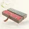 Chinese Embroidered Jewelry Box Hanmade Fabric Necklace Storage Bangle Display Pendant Holder Ring Gift Box 4