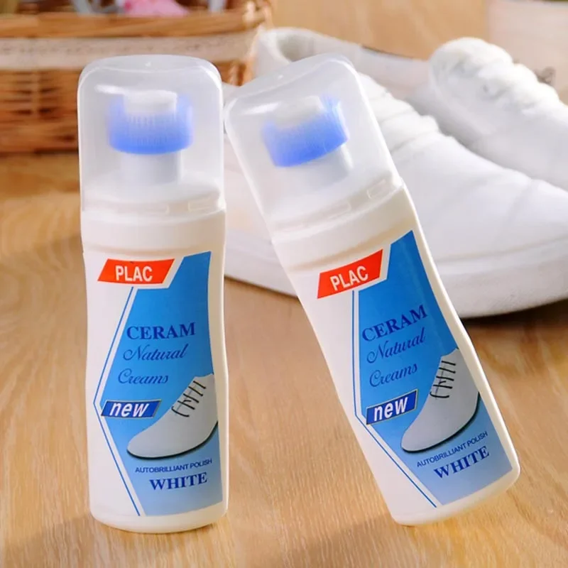 1pc White Shoes Cleaner Whiten Refreshed Polish Cleaning Tool for Casual Leather Shoe Sneakers TB Shoe Brushes Cleaning Tool