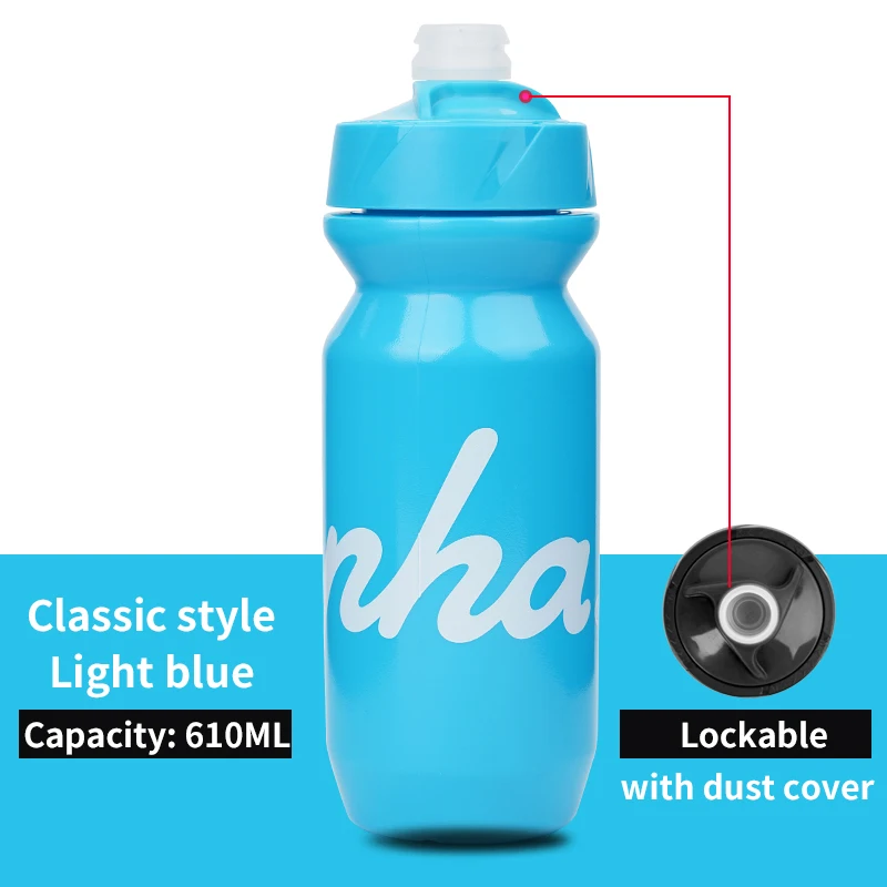 Bicycle water bottle water bottle sports bottle rapha 610ml/710ml mtb road bicycle water bottle outdoor sports leakproof kettle bike clying plastic drinkware