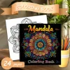 Mandalas Flower Coloring Book For Children Adult Relieve Stress Kill Time Graffiti Painting Drawing Art Book Stationerys Drawing 4