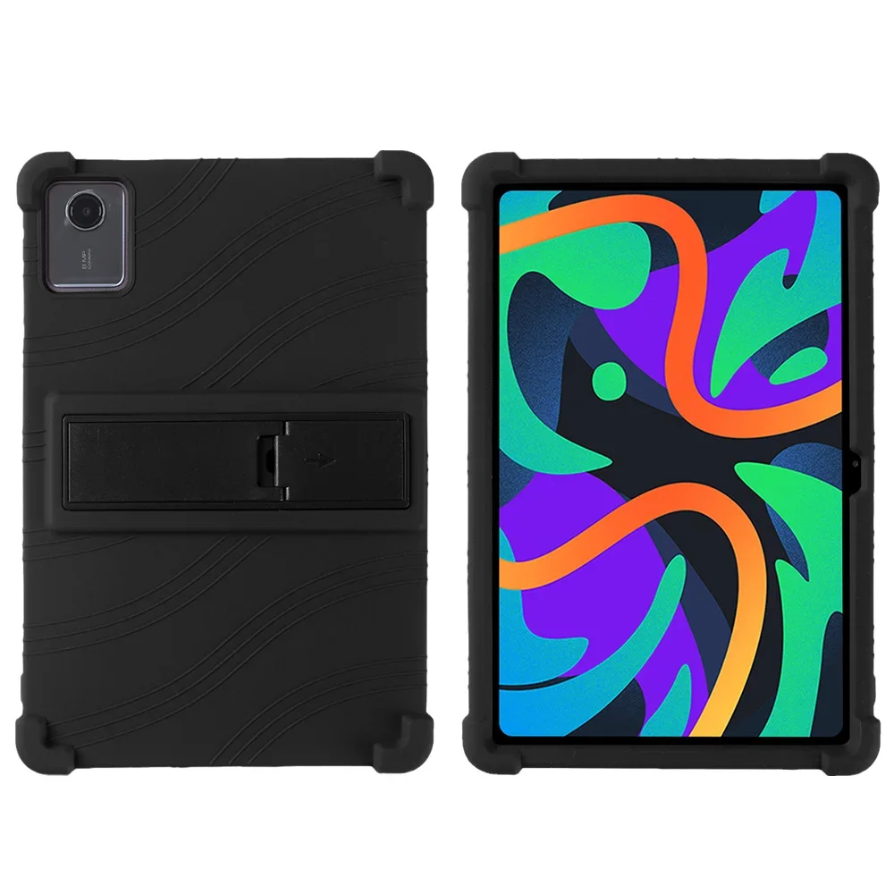 Enhanced Shockproof Silicone Tablet Cover with Stand