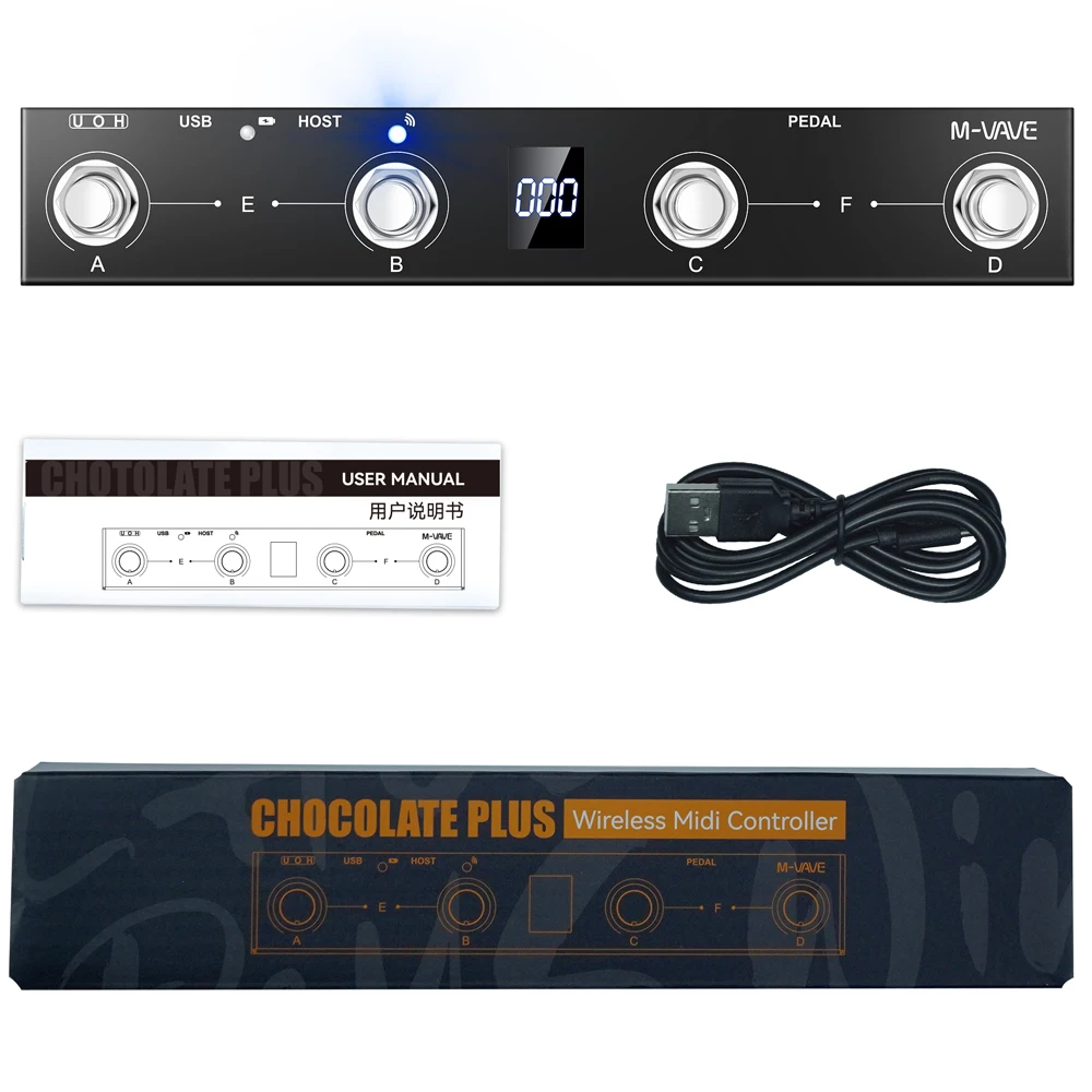 【新製品】M-vave ChocolatePlus MIDIcontroller Amazon.com: NEW M-vave Chocolate Plus Wireless Midi