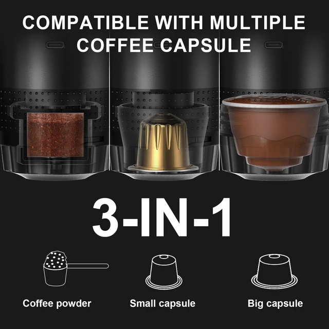 Portable 3-in-1 Espresso Maker ☕ 6