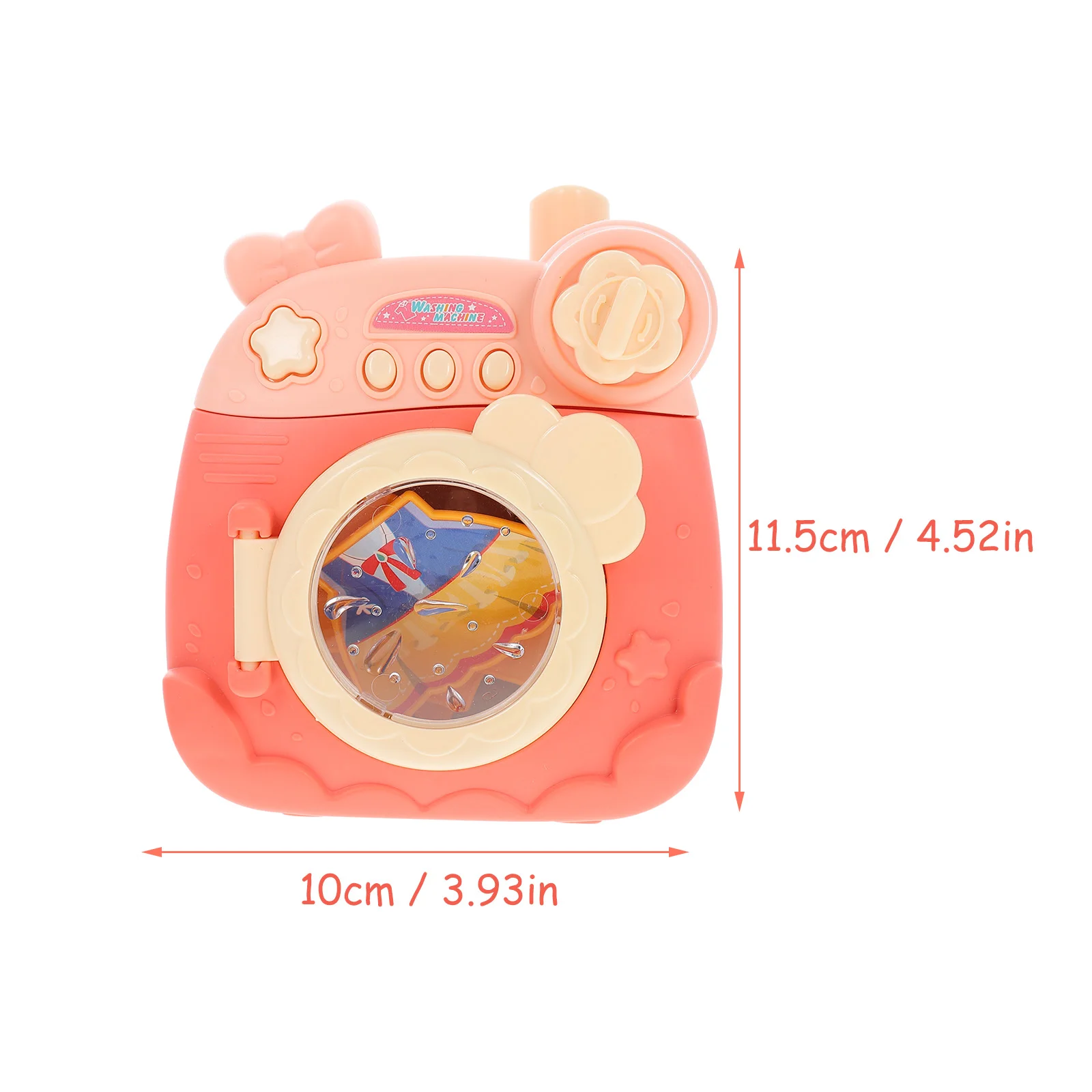 Mini Rotating Roller Toy Washing Machine Kids Educational Appliance Simulation Pretend Play Housekeeping Washer Toy Mini Home