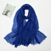 Summer Cotton Linen Scarf For Women Solid Color Sunscreen Thin Scarves Soft Shawl Foulard Viscose Spring Female Wrap Shawls New 5