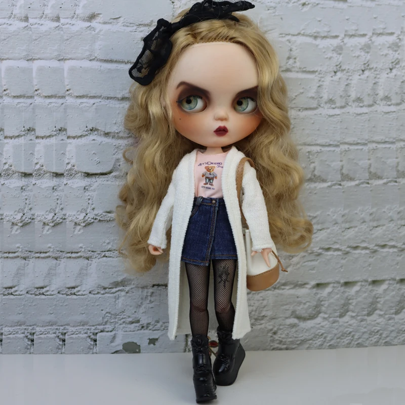 Azone Doll Shirt Pants Jeans Short for Ob24 Ob22 Azone Blythe Doll Clothes