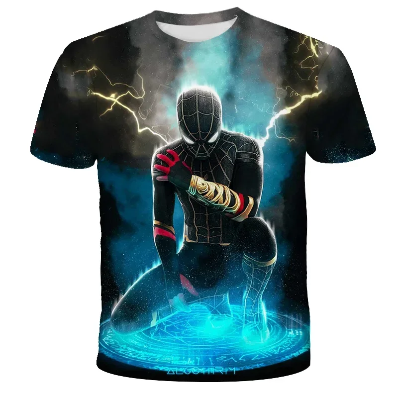 Summer Fashion 3d Print Spiderman Avengers T Shirt Kids Adults Casual T-shirt Children Boys Girls Cartoon Tshirt Clothing 3