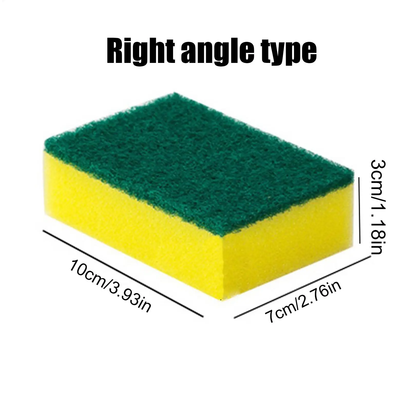 Sponges for Dishes Household Scrubbing Sponges for Kitchen Reusable Scrubber Brush Pads Cleaning Supplies for Pots Pans Cookware