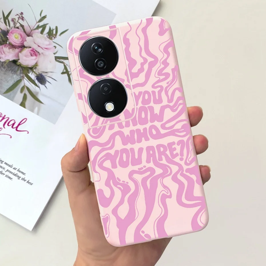 Lovely Printed Candy Color Phone Case - Soft Silicon TPU Shockproof Back Cover