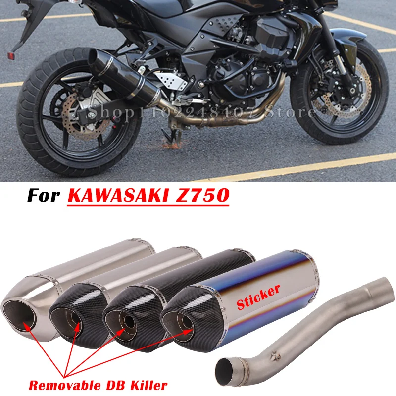 For Kawasaki Z750 Z 750 2007 2014 Motorcycle Exhaust Escape System for-kawasaki-z750-z-750-2007-2014-motorcycle-exhaust-escape-system