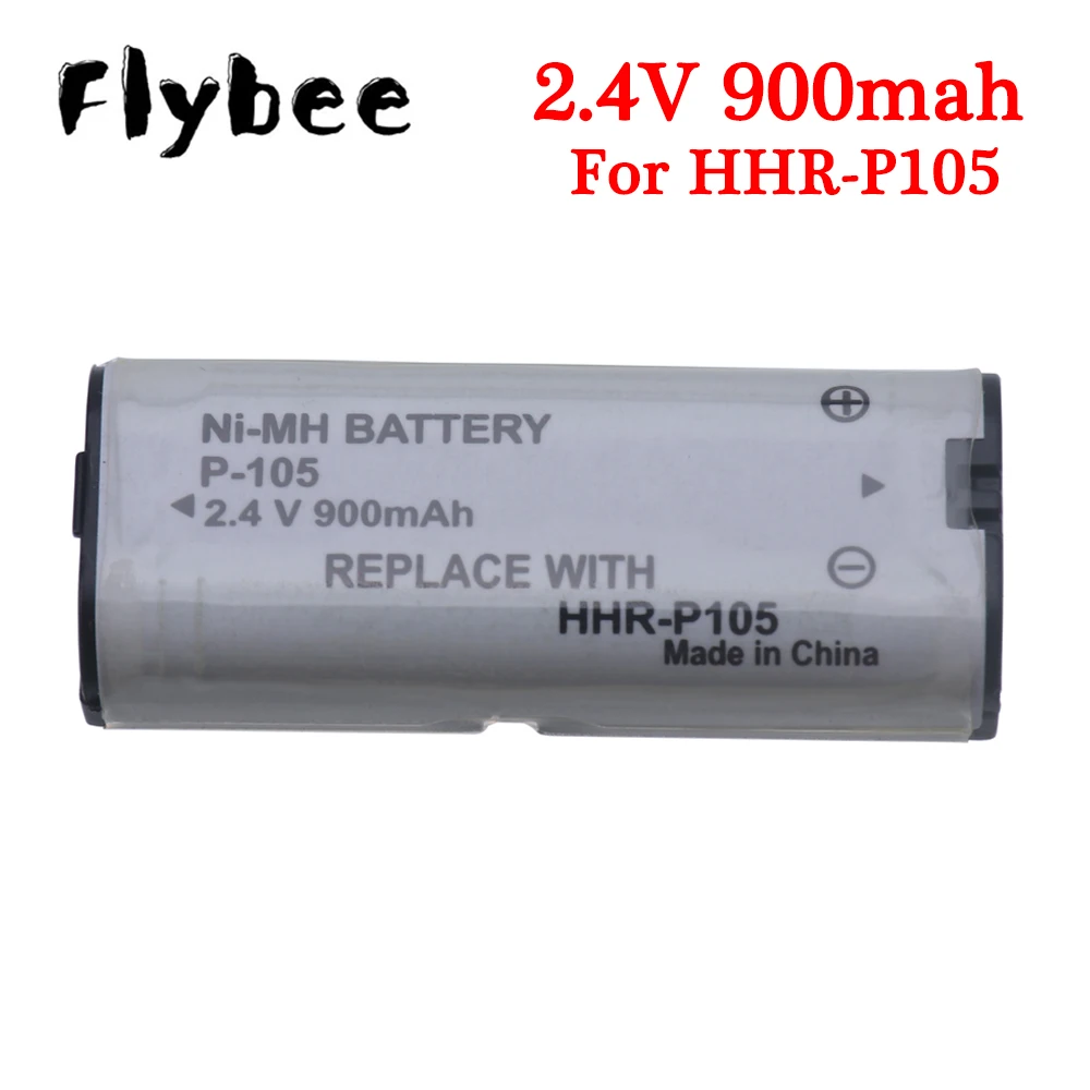 Batteria Ricaricabile Del Telefono Cordless Del Pacchetto Della Batteria Di Ni-Mh Hhr-P105 Hhrp105A Hhr P105A Per Panasonic Hhr-P105A Hhrp105A Hhr P10