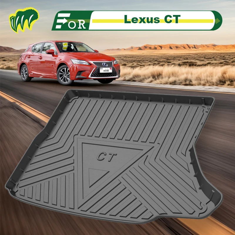 

For Lexus CT 200h 16 17 18 19 21 2011-2022 Custom Fit Car Trunk Mat All Season Cargo Mat 3D Shaped Laser Measured Trunk Liners