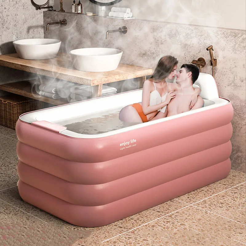 

Adult Bathtub Foldable Shower Room Large Portable Folding Bathtub Children Plastic Baignoire Gonflable Inflatable Spa CC50YP