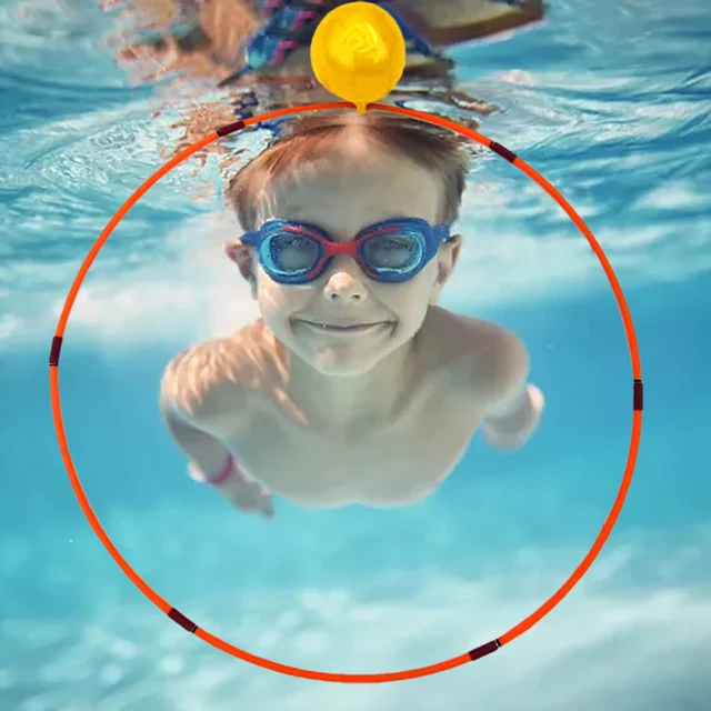 Diving Swim Rings Pool Toy Under Water Dive Swimming Through Games for Summer Kids Dive Train Circles for Summer Outdoor 3