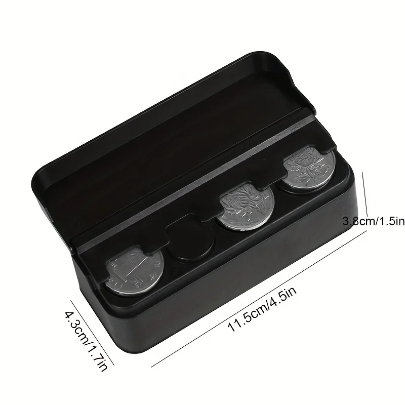 Compact Dual-Purpose Coin and Cash Storage Box