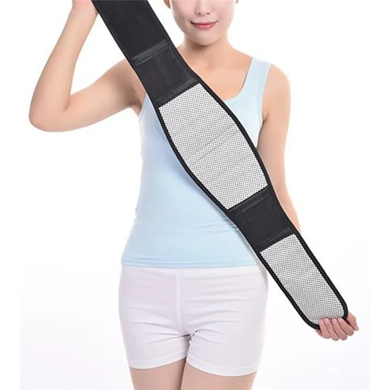 Adjustable Waist Tourmaline Self heating Magnetic Therapy Back Waist Support Belt Lumbar Brace Massage Band Health Care 4