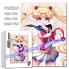 Jigsaw Puzzles Sailor Moon Cartoon Superhero 300/500/1000 Pieces Anime Print 300/500/1000 Pieces Puzzle for Kids Toys Gifts 1