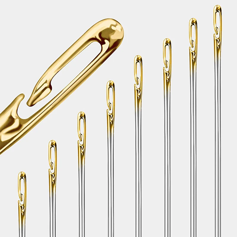Wholesale 48-Piece Self-Threading Needles | Easy Threading | Ryso