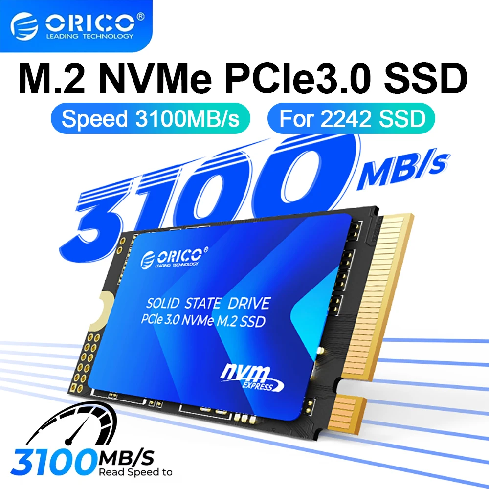 ORICO M.2 2242 NVMe SSD 512GB PCIe 3.0 com Velocidade de Leitura