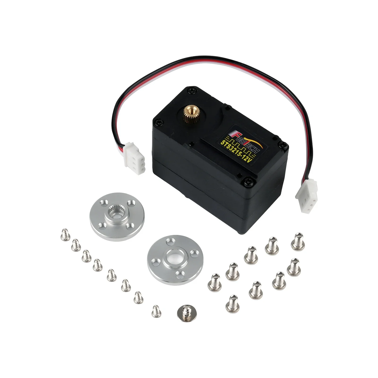 Lot de deux servos RC 9g avec supports, idéal pour drone ou voiture télécommandée