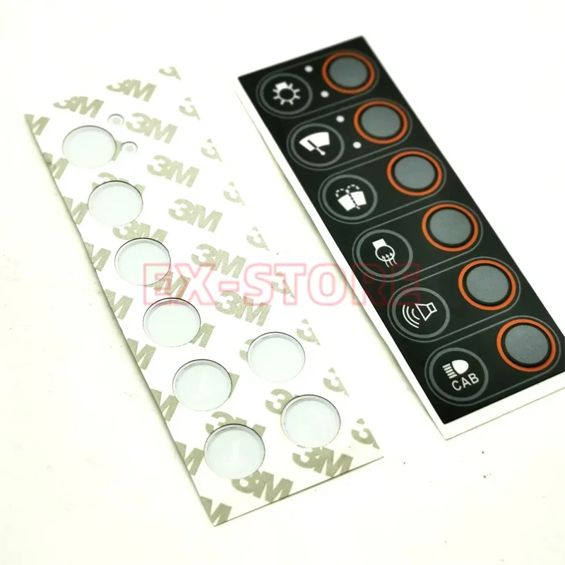 sticker panel air condition switch box HYUNDAI excavator R140W-9,R150-9,R210-9,R300-9,R200W,R160W-9,R485-9