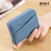 New Women Wallet Genuine Leather Card Holders Female Cowhide Wallets Fashion Small Portable Purses Cute Wallet Coin Bags Clutch 4