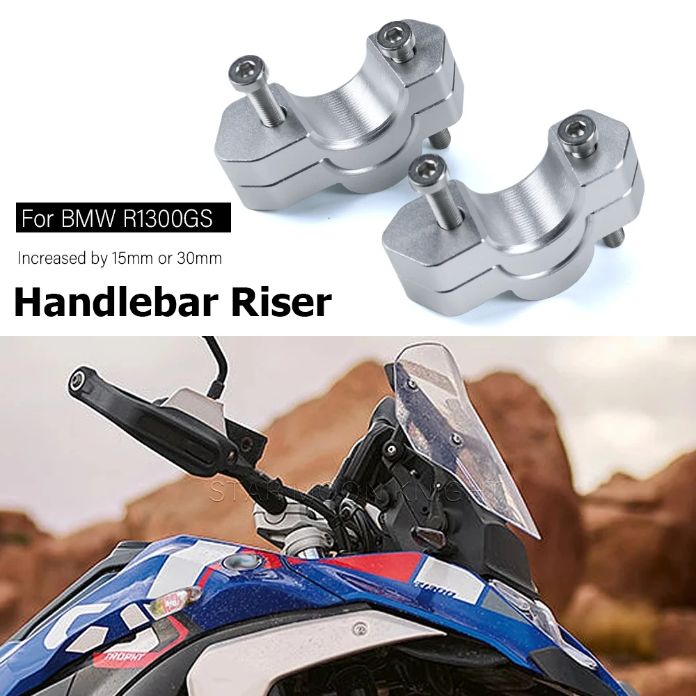 

For BMW R1300GS R 1300 GS 2024- Motorcycle Accessories Handlebar Riser Clamp Handle Bar Height Adjustment Mount Adapter