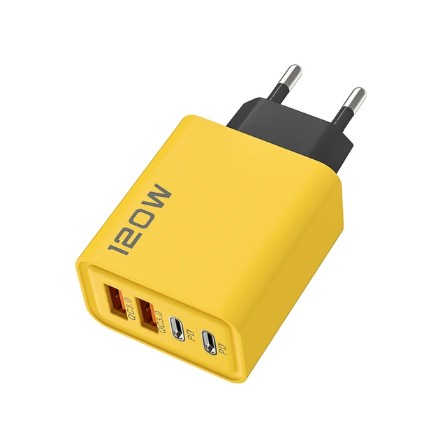 4 Ports USB C PD Charger Quick Charge 3.0 Type C USB Phone Chargers Fast Charging Adapter For iPhone 15 14 Samsung Xiaomi Huawei 8