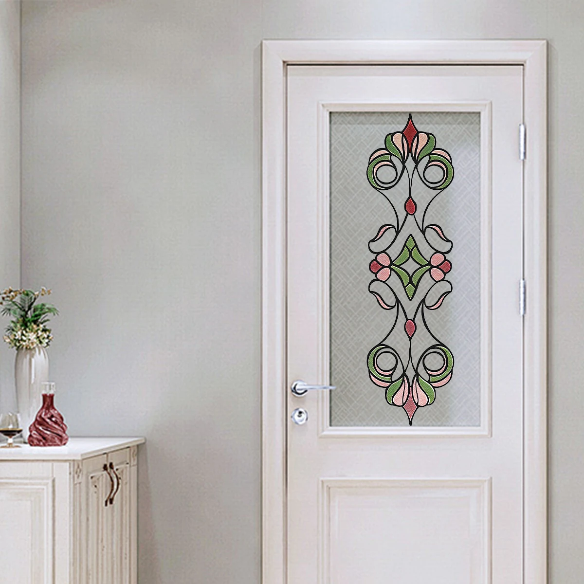 Abstract Geometric Pattern Wall Stickers for Door Bedroom Decoration Wall Decals Kids Home Decor Accessories Living Room - 3