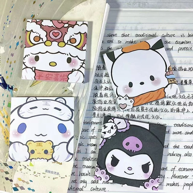 Anime Kawaii Sanrio Hello Kitty Coloring Book Kuromi Cinnamoroll My Melody  Girl Children Portable Handmade DIY Doodle Book Gift - AliExpress