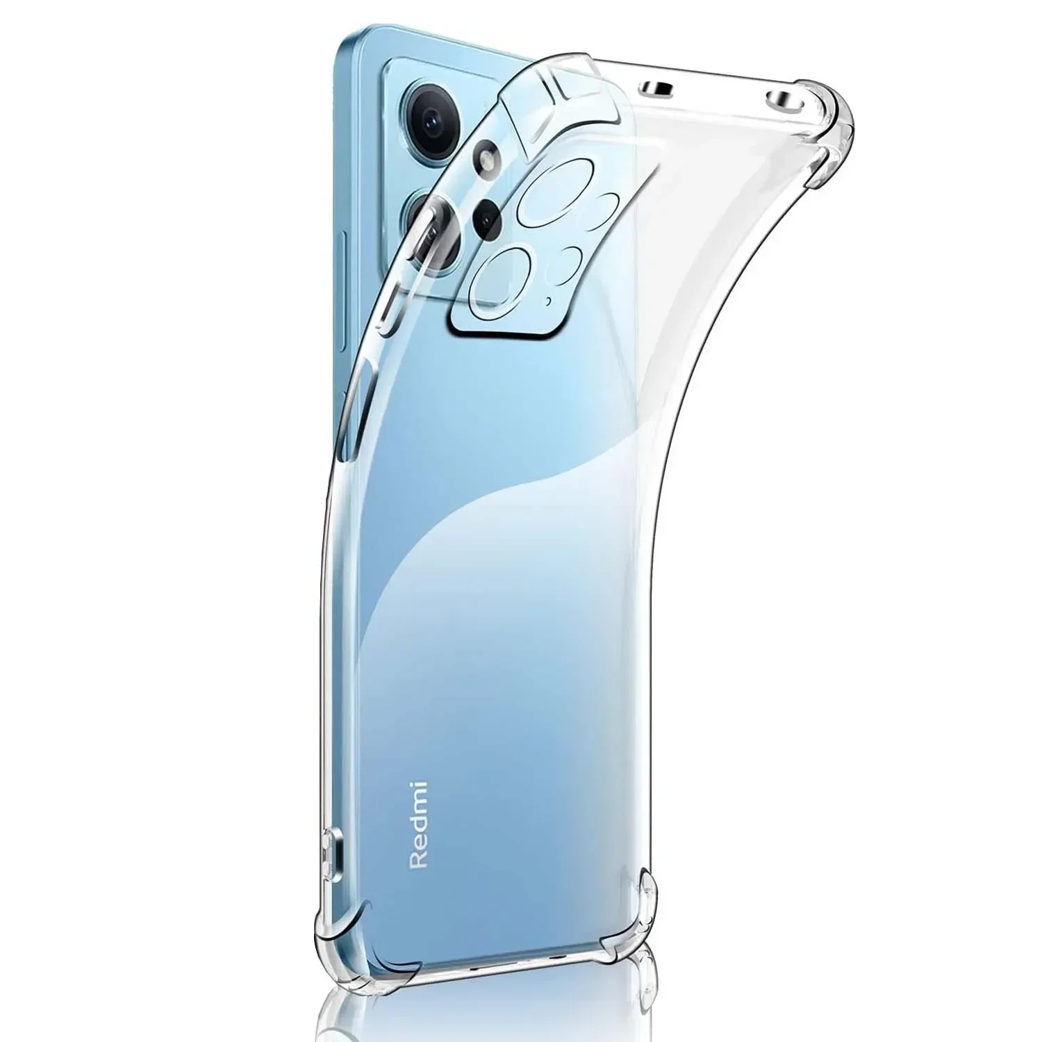 Custodia Trasparente Per Xiaomi Redmi Note 12 4G 12 Pro 5G 11S 4G 11 Pro 10 4G 10S 10 Pro 9S Cover Trasparente Antiurto Spessa Antigoccia