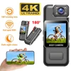 4K Digital WIFI Camera Remote Control 1800mAhLong Battery Life HD 1080P Cam IR Night Vision Video Recording For Home 1