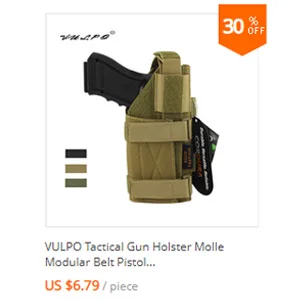 Description Picture 6 of itemVULPO Tactical Pistol Gun Holster Right Hand Hunting Airsoft Glock Beretta Handgun Pouch Case Molle Waist Holsters