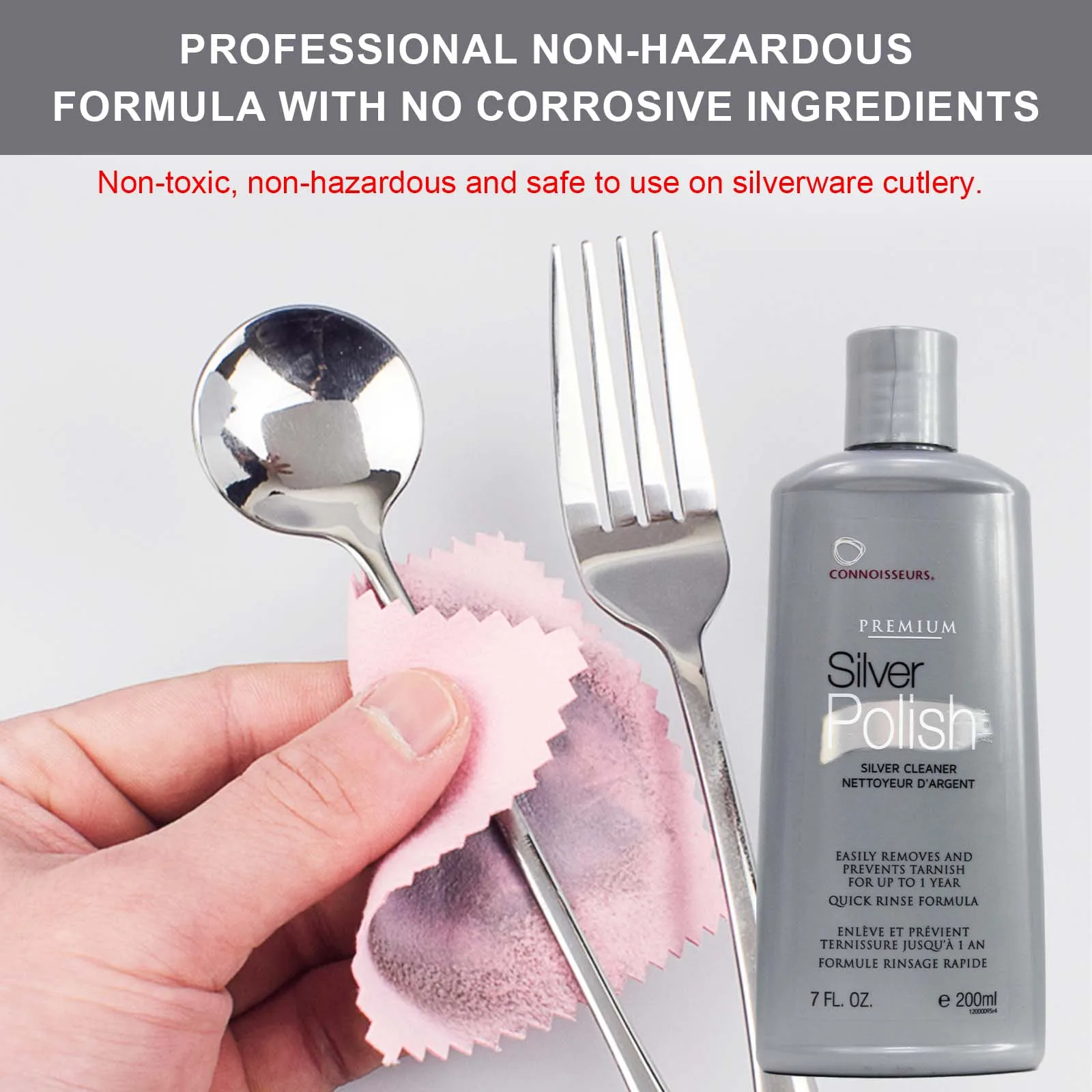 Silver Polish and Cleaner - 200 ML - Clean Shine and Polish Safe Protective  Prevent Tarnish