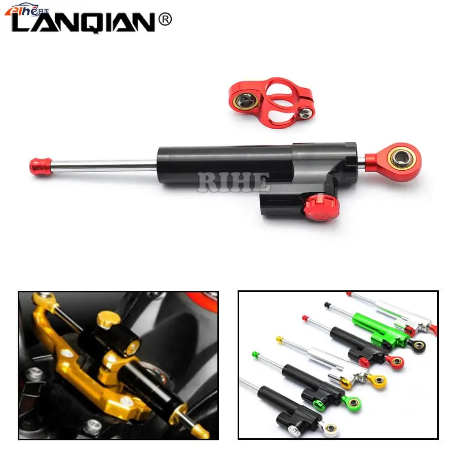 

Universal CNC Motorcycle Street Bike Steering Damper Stabilizer Adjustable For HONDA CBR600F CBR DUCATI MONSTER M400 M600 Z1000