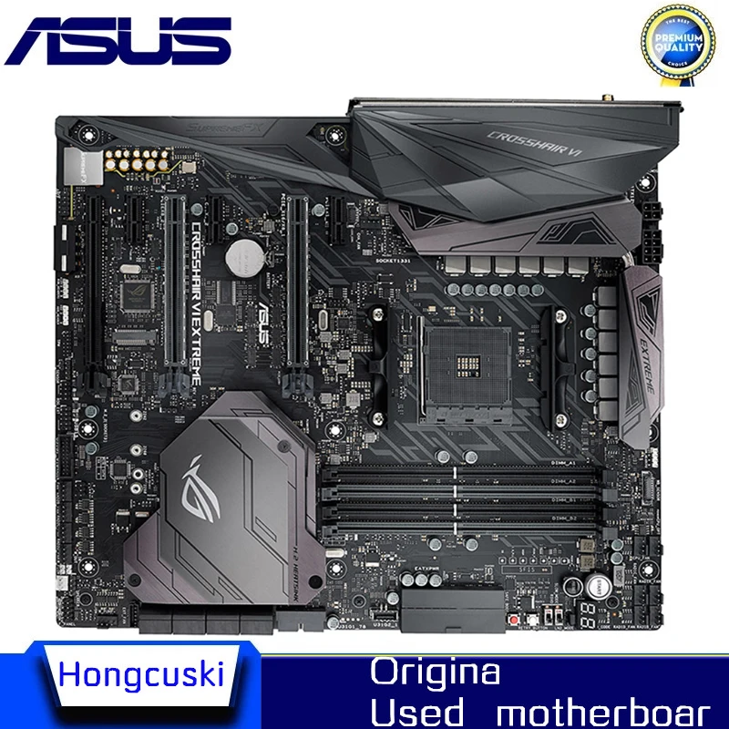 Per Asus Rog Crosshair Vi Extreme Scheda Madre Originale Usata Socket Am4 Ddr4 X370 Scheda Madre Desktop