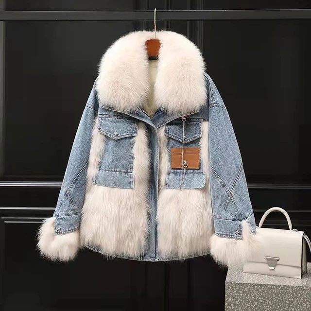 Fur X Denim Jacket / istylebysonia-sgquangbinhtourist.com.vn