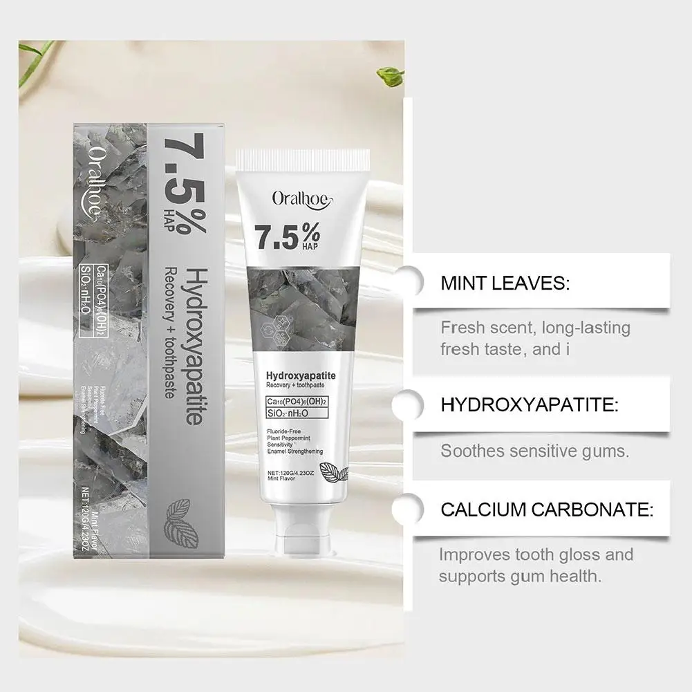 Toothpaste Whitening Removes Stains Tartar Freshens Breath Supports Gum Health Daily Care