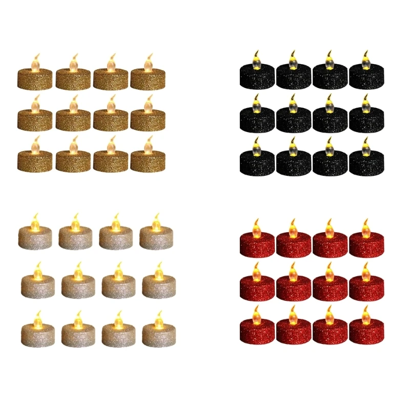 

YYSD 12 шт. беспламенная свеча электронная светодиодная свеча-лампа с имитацией пламени