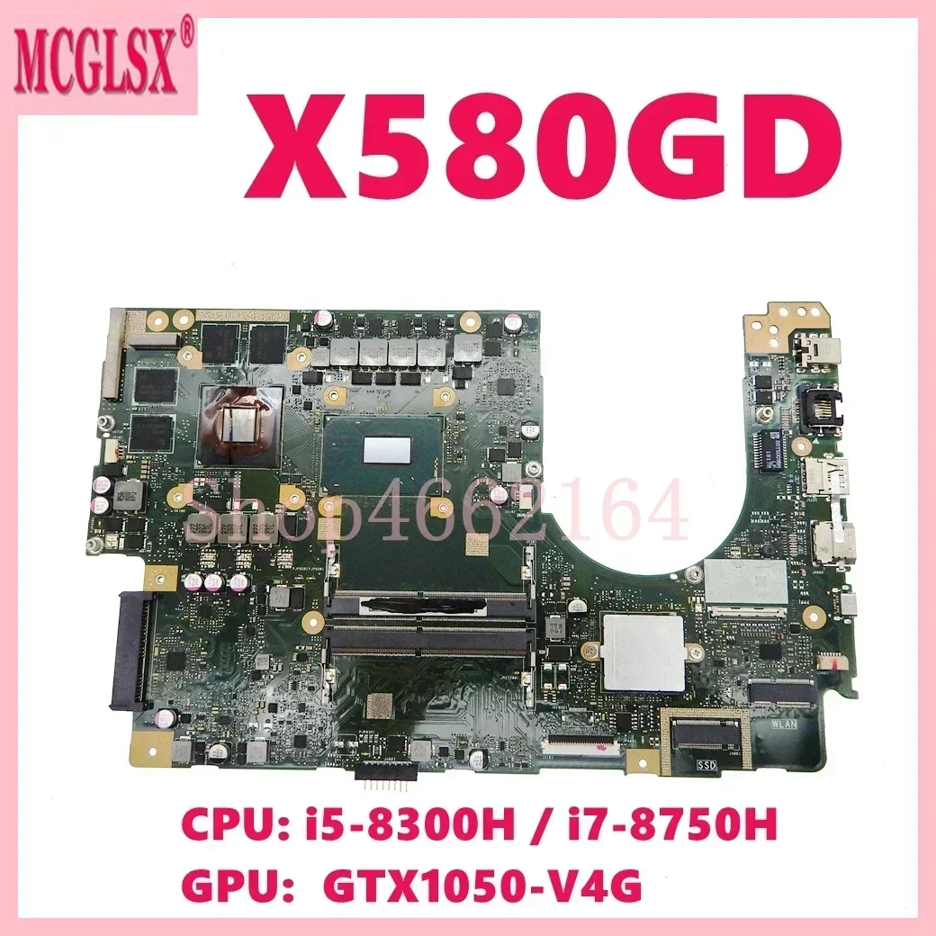 X580GD i5 i7-8th Gen CPU GTX1050-V4G GPU Mainboard For ASUS