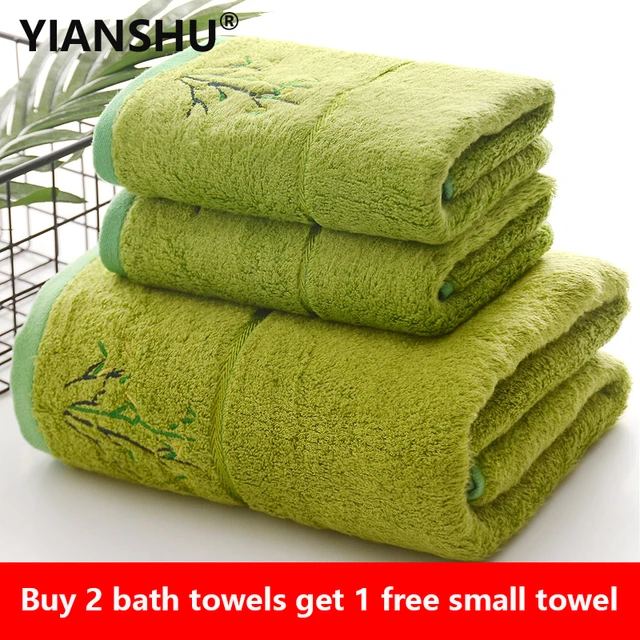 Bamboo Towels Super Soft Face Bath Towel Set Summer Cool Bamboo Microfiber Bathroom  Towels for Adults