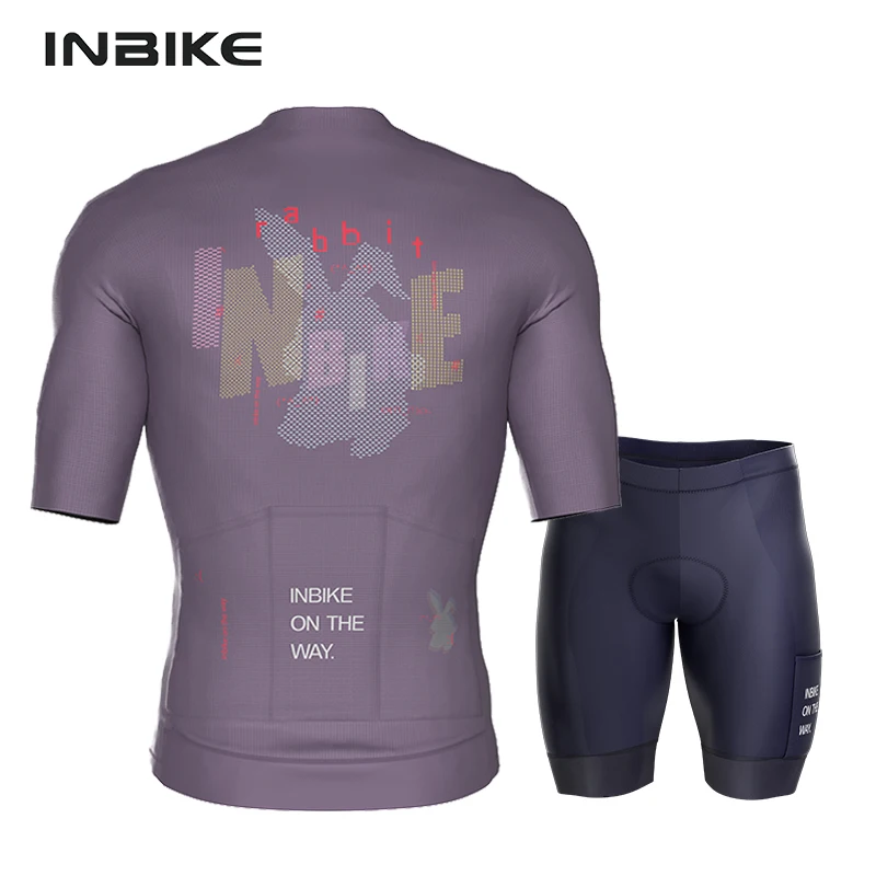 

Джерси для велоспорта INBIKE мужской, Высокоэластичный дышащий комплект для велоспорта, шорты с рукавом, летние шорты