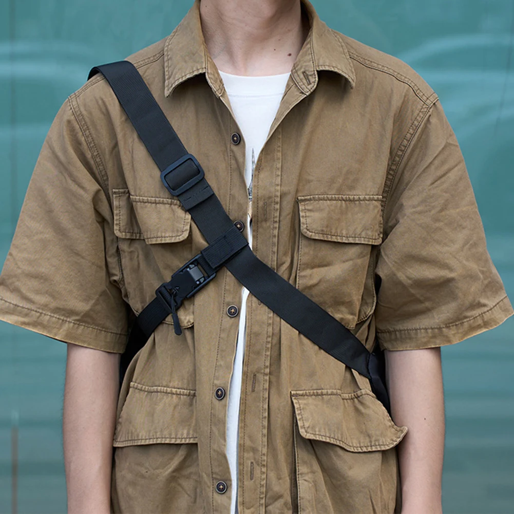 Three Point Auxiliary Backpack Stability Strap Quick Detachable Fixed Shoulder Bag Anti Slip Strap Chest Bag Fixed Strap