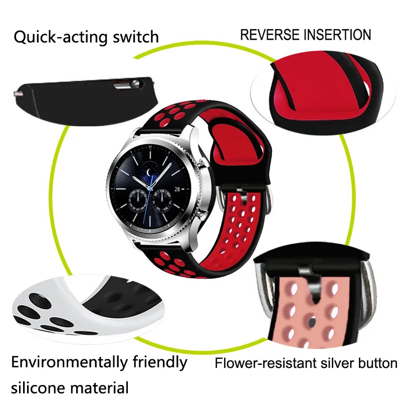 Amazfit GTR 4 3 용 GTR4 팔찌 22mm 손목 스트랩 Amazfit GTR 3 Pro/2/2e/47mm/Stratos 밴드 용 Smartwatch 실리콘 시계 밴드