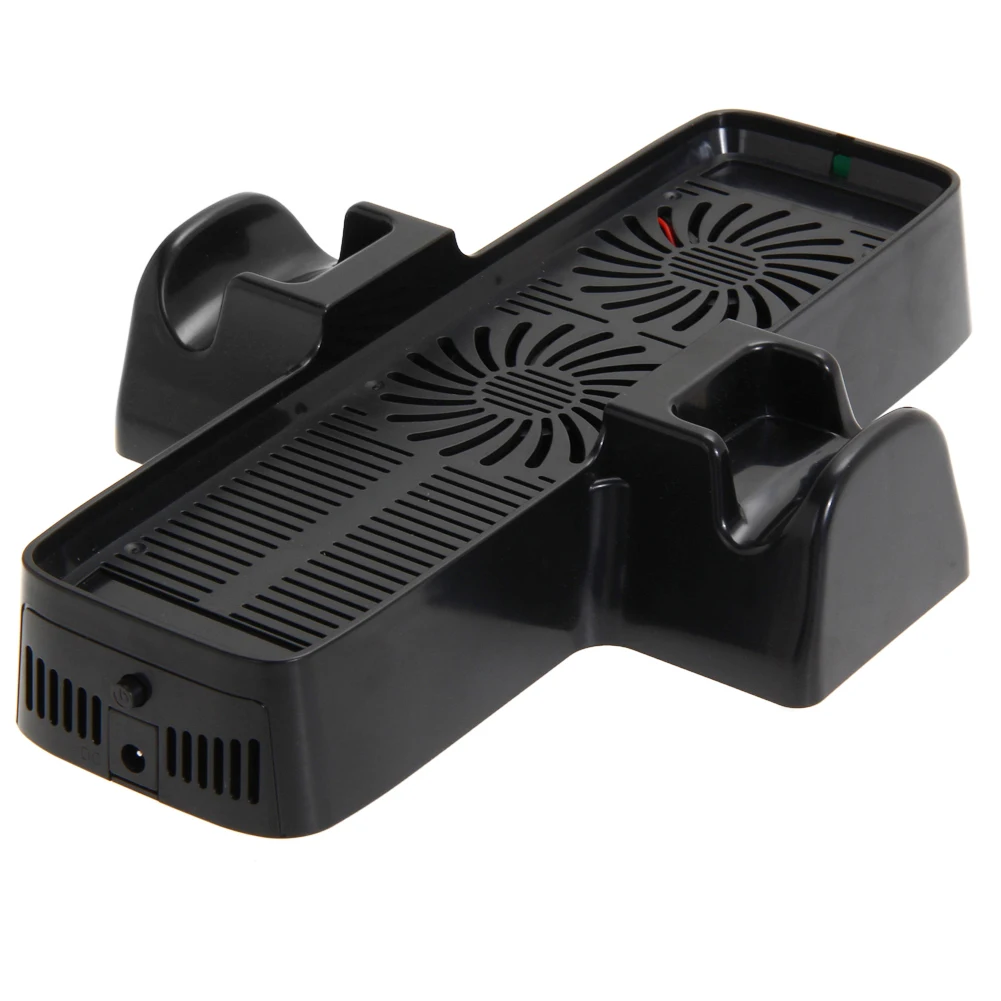 Console Cooling Fan with Dual Dock Stand Cooling Fan Heat Dispersion for XBOX 360 Game Controller